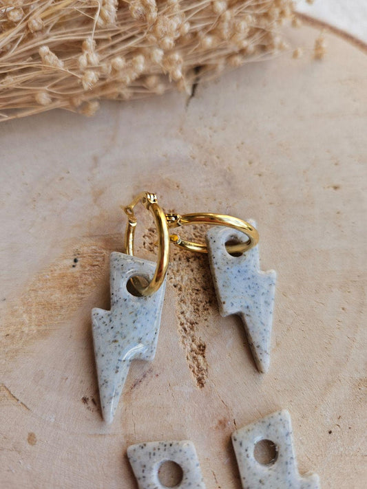 Pampilles interchangeables - par 2 - POTTER - GRANIT