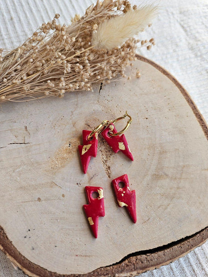 Pampilles interchangeables - par 2 - POTTER - ROUGE love