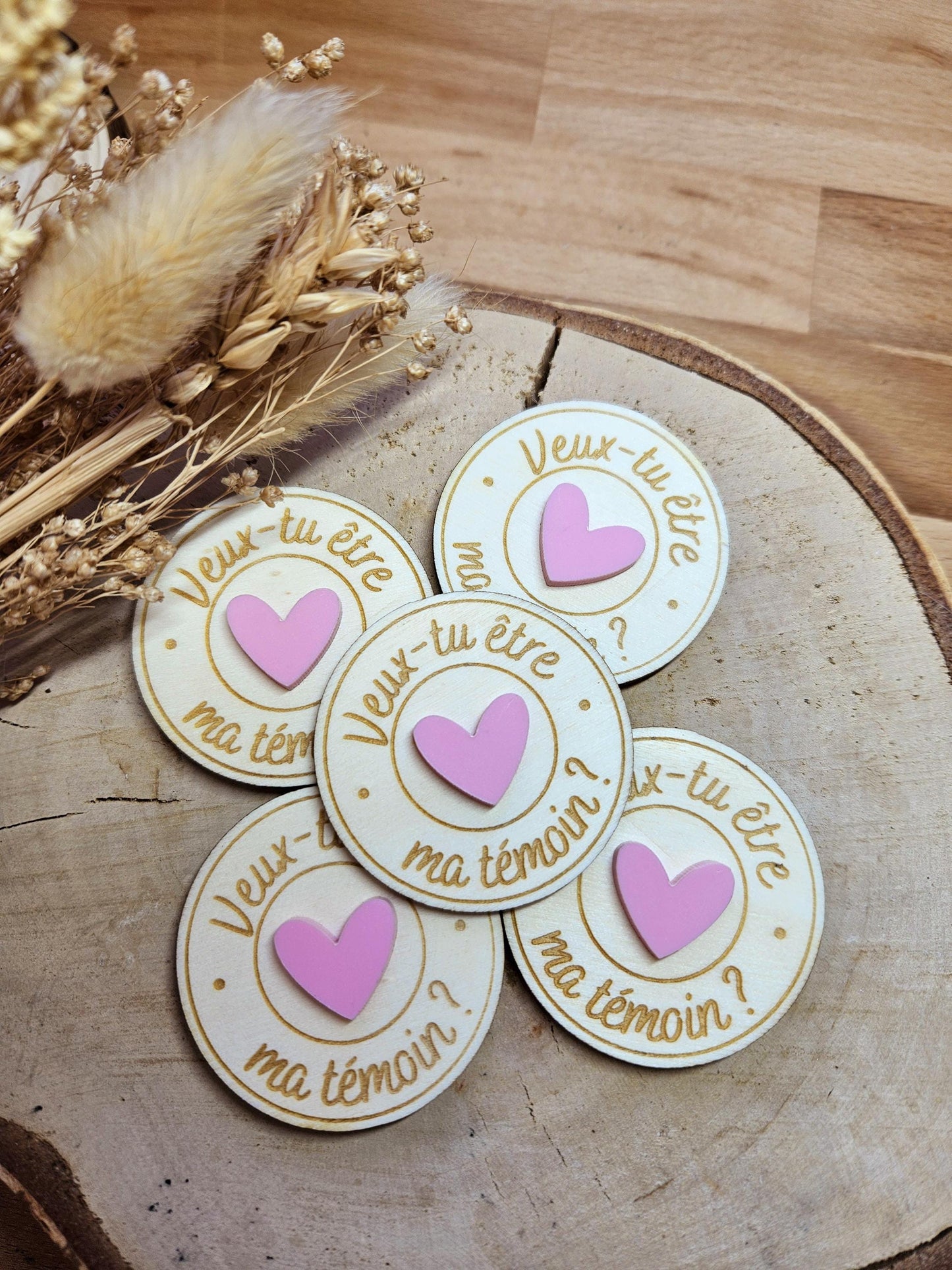 Magnet personnalisé / cadeau invité Merci