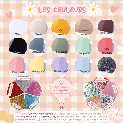 Support post it / petit cœur / cadeau personnalisé