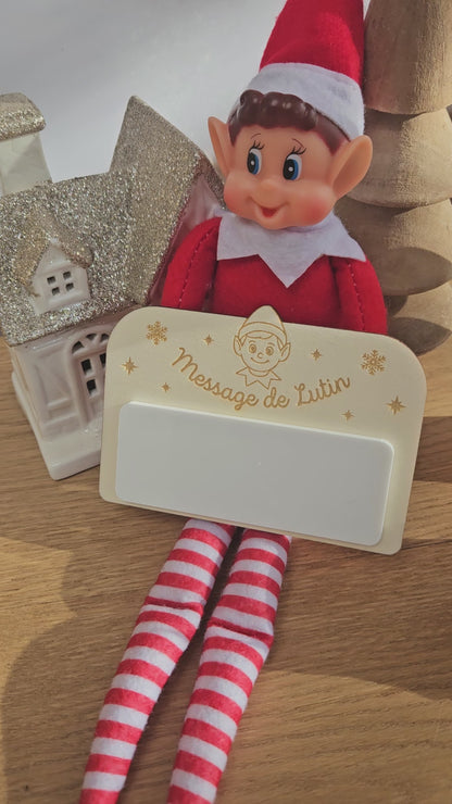 Mini Plaque mémo / message lutin farceur