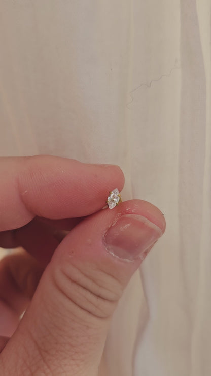 Bijou d'oreilles  - pour TRAGUS - ZIRCONE CUBIQUE