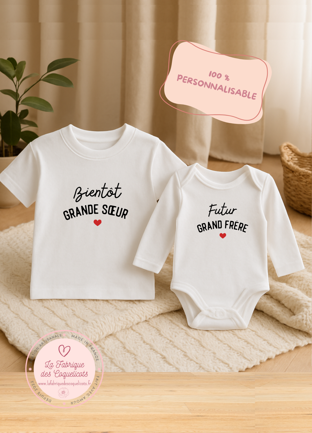 Body ou T-shirt personnalisé |