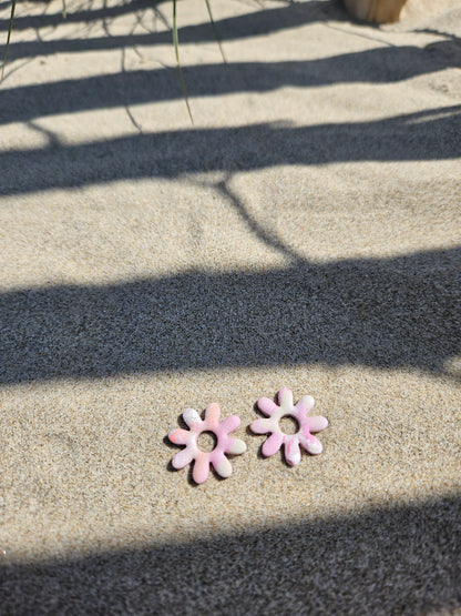 Pampilles interchangeables - par 2 - SOLENE - NACRÉ ROSE