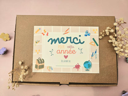 BOX CADEAU FIN D'ANNÉE SCOLAIRE PERSONNALISÉE