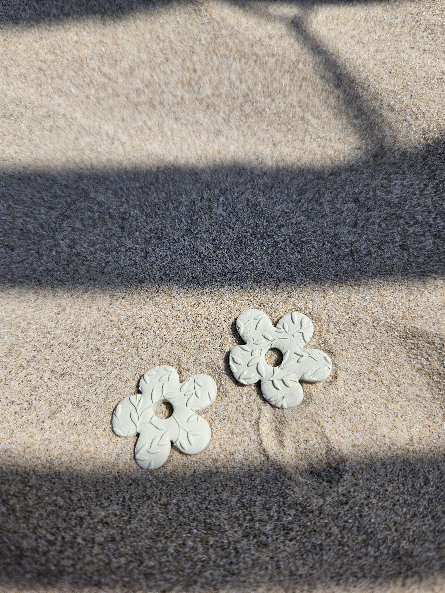 Pampilles interchangeables - par 2 - GEORGETTE - VERT PALE FEUILLE