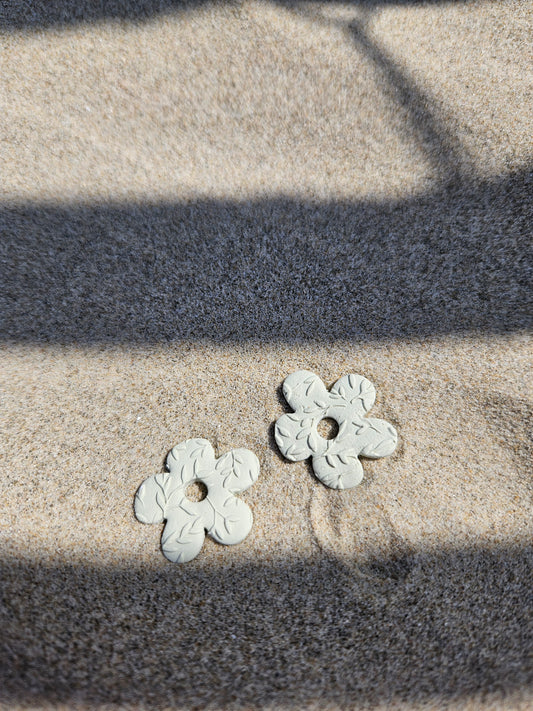 Pampilles interchangeables - par 2 - GEORGETTE - VERT PALE FEUILLE