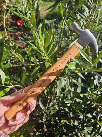 Marteau personnalisé - cadeau homme papa papy