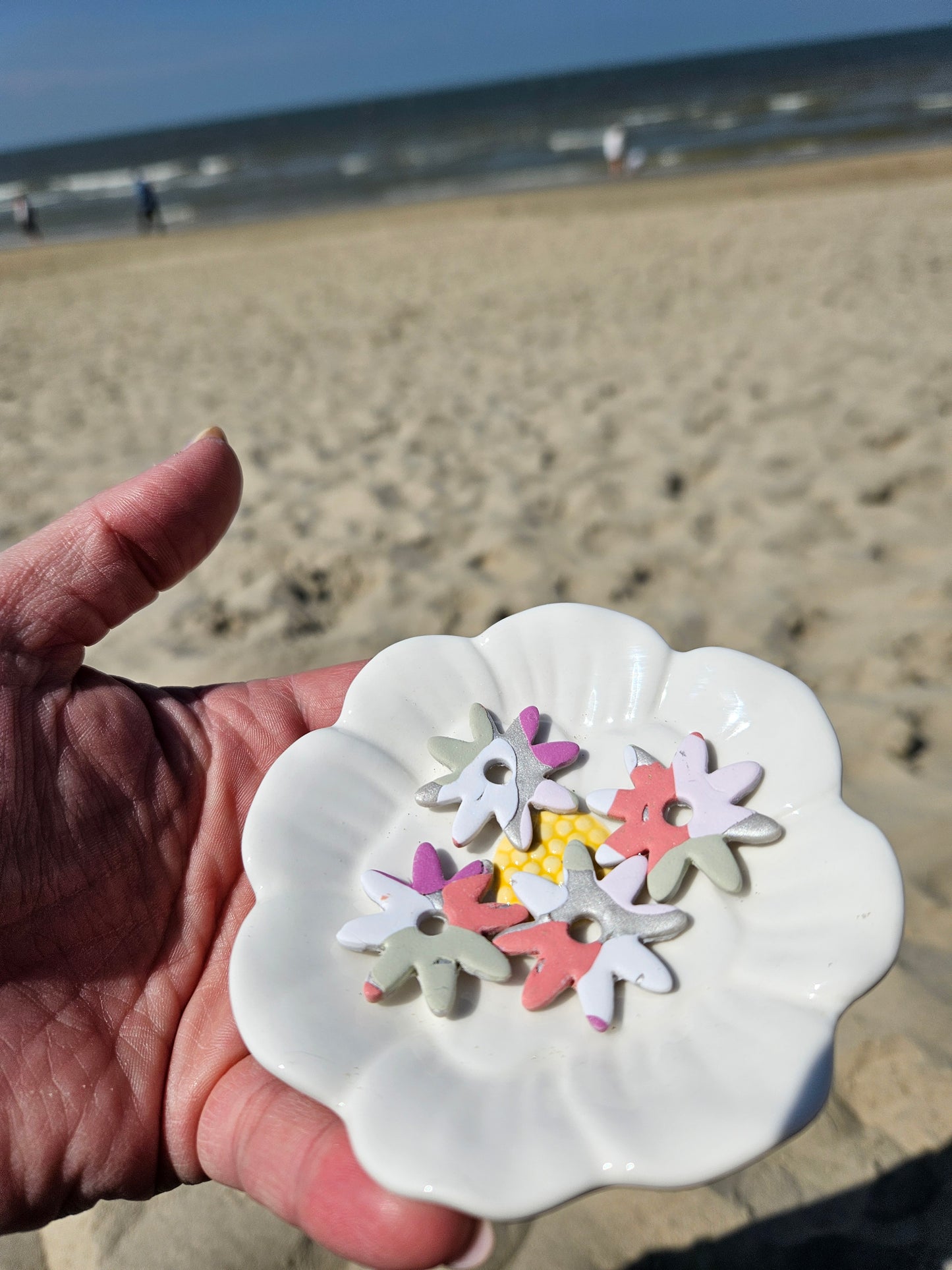 Pampilles interchangeables - par 2 -s ELEONOR ARLEQUIN ROSE