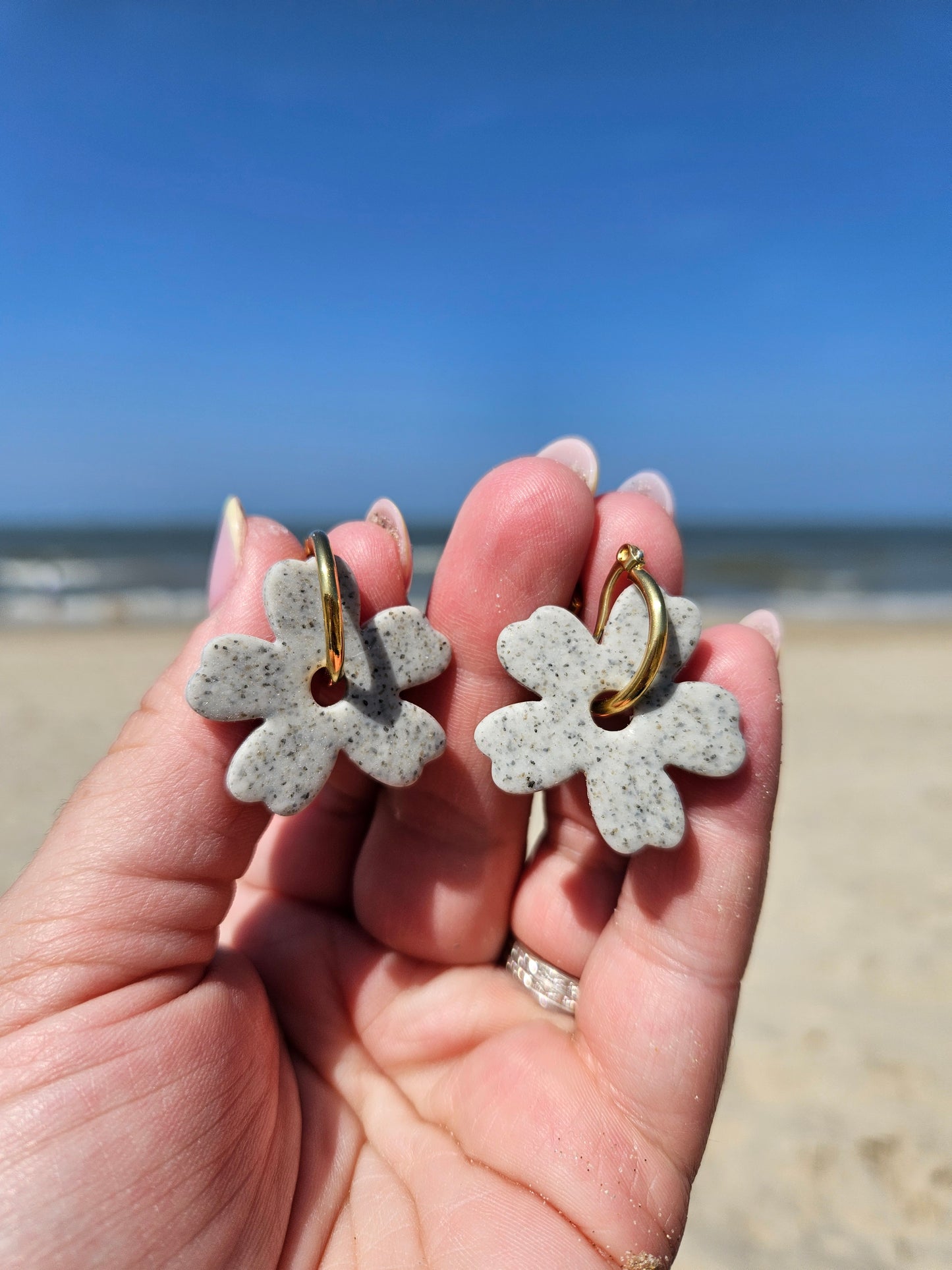 Boucles oreilles interchangeables MAXI ZOE GRANIT