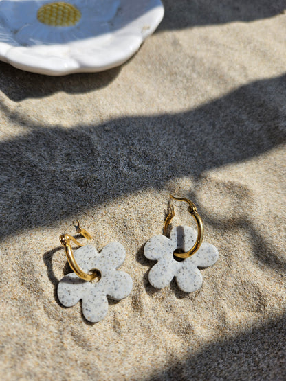 Pampilles interchangeables - par 2 - GEORGETTE - GRANIT