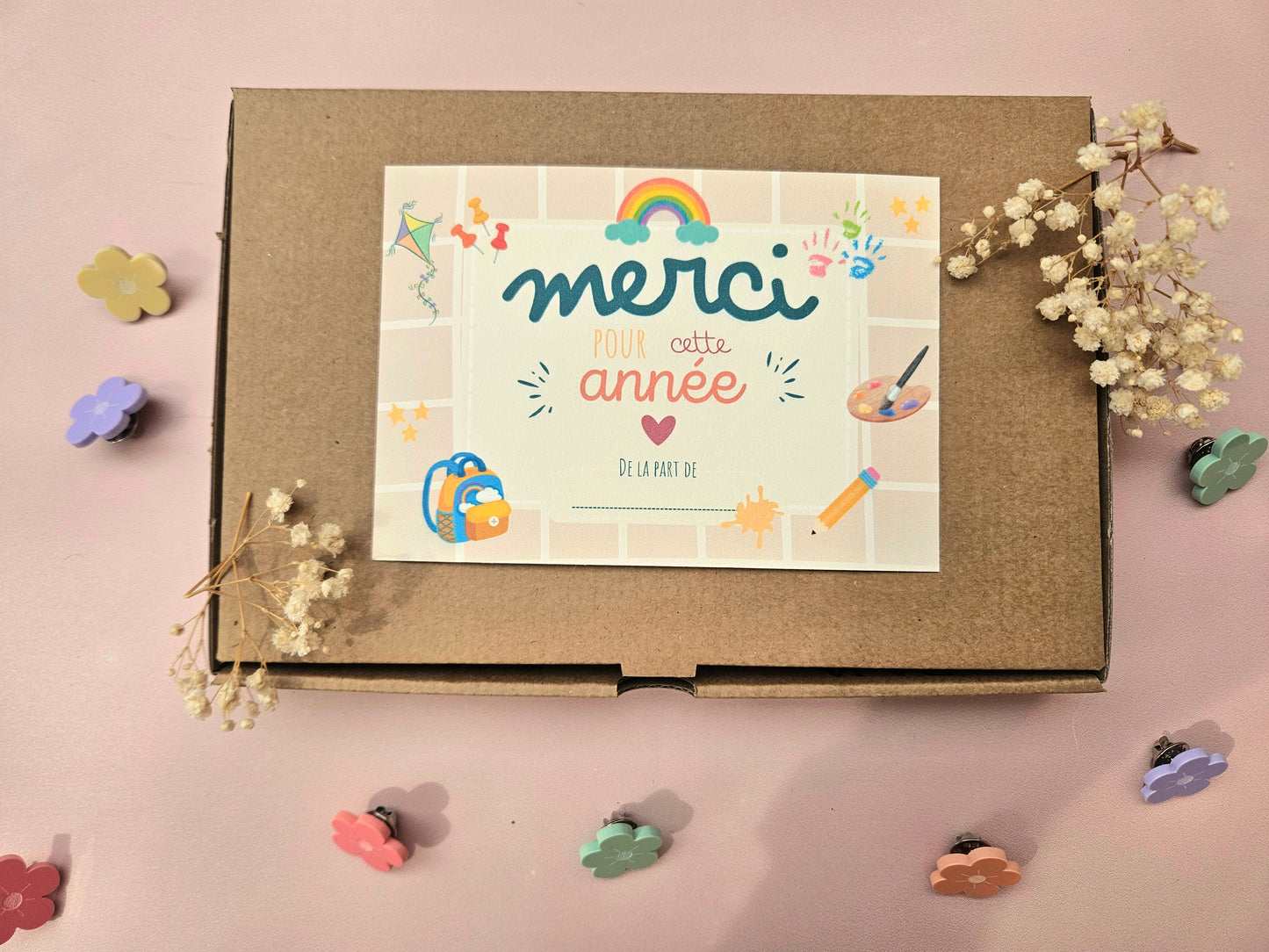 BOX CADEAU FIN D'ANNÉE SCOLAIRE PERSONNALISÉE