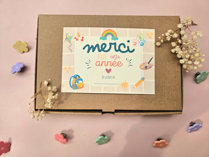 BOX CADEAU FIN D'ANNÉE SCOLAIRE PERSONNALISÉE