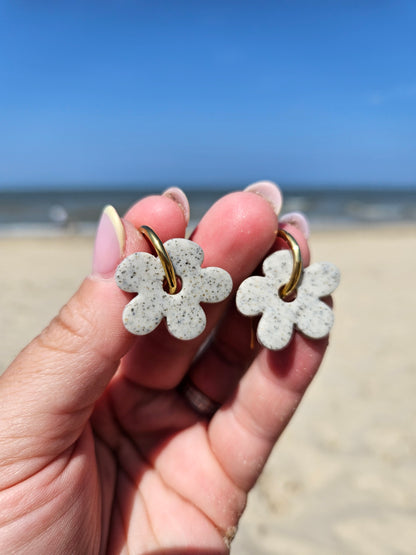 Pampilles interchangeables - par 2 - GEORGETTE - GRANIT