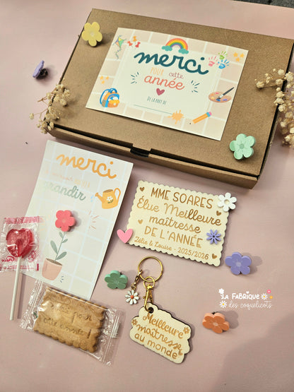 BOX CADEAU FIN D'ANNÉE SCOLAIRE PERSONNALISÉE