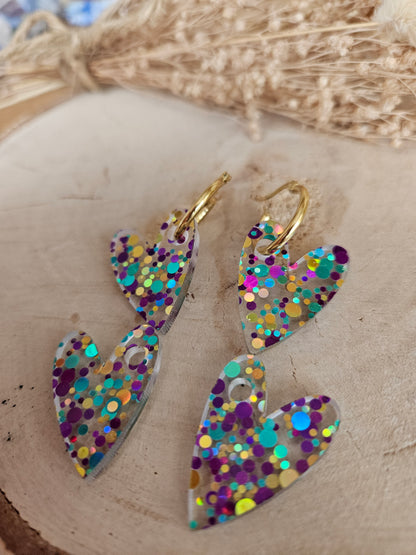 Pampilles interchangeables - par 2 - AMBRE - MULTI COULEURS