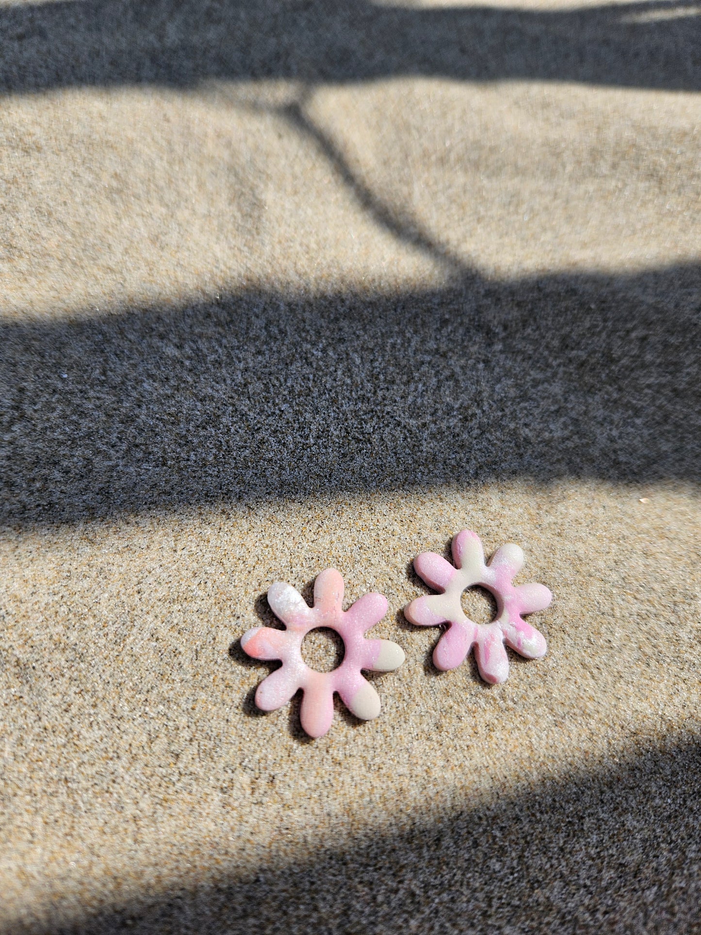 Pampilles interchangeables - par 2 - SOLENE - NACRÉ ROSE