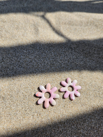 Pampilles interchangeables - par 2 - SOLENE - NACRÉ ROSE