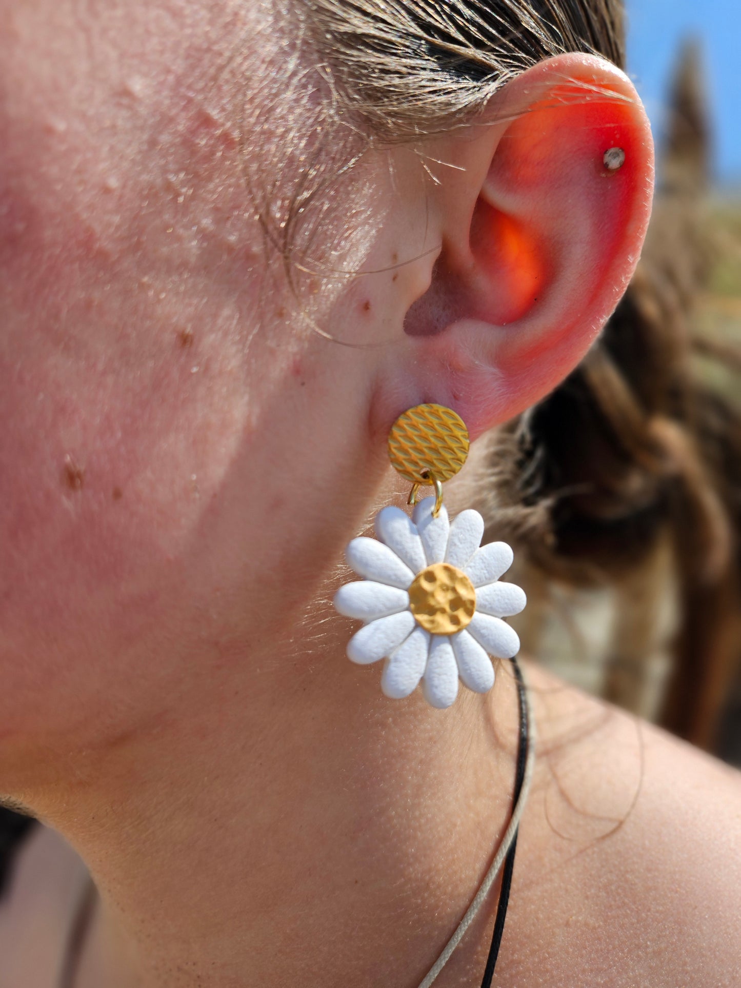 Boucles oreilles - DAISY / PAQUERETTE