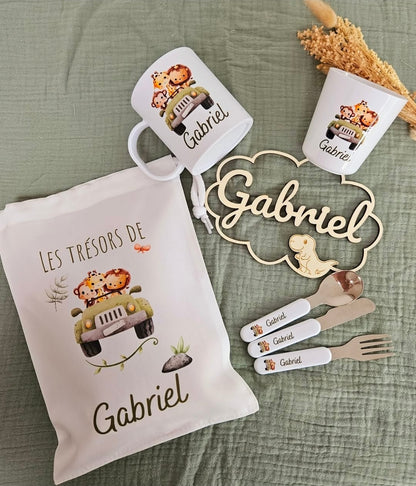 kit enfant  / bébé / cadeau personnalisé / anniversaire baptême naissance / cadeau bébé /