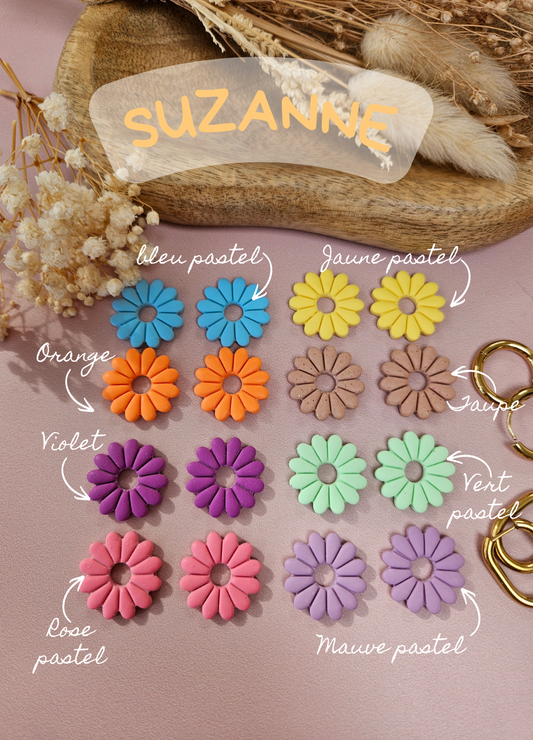 Pampilles interchangeables - par 2 - SUZANNE - COLOR