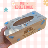 Boite à mouchoirs personnalisée Cadeau Maîtresse atsem nounou