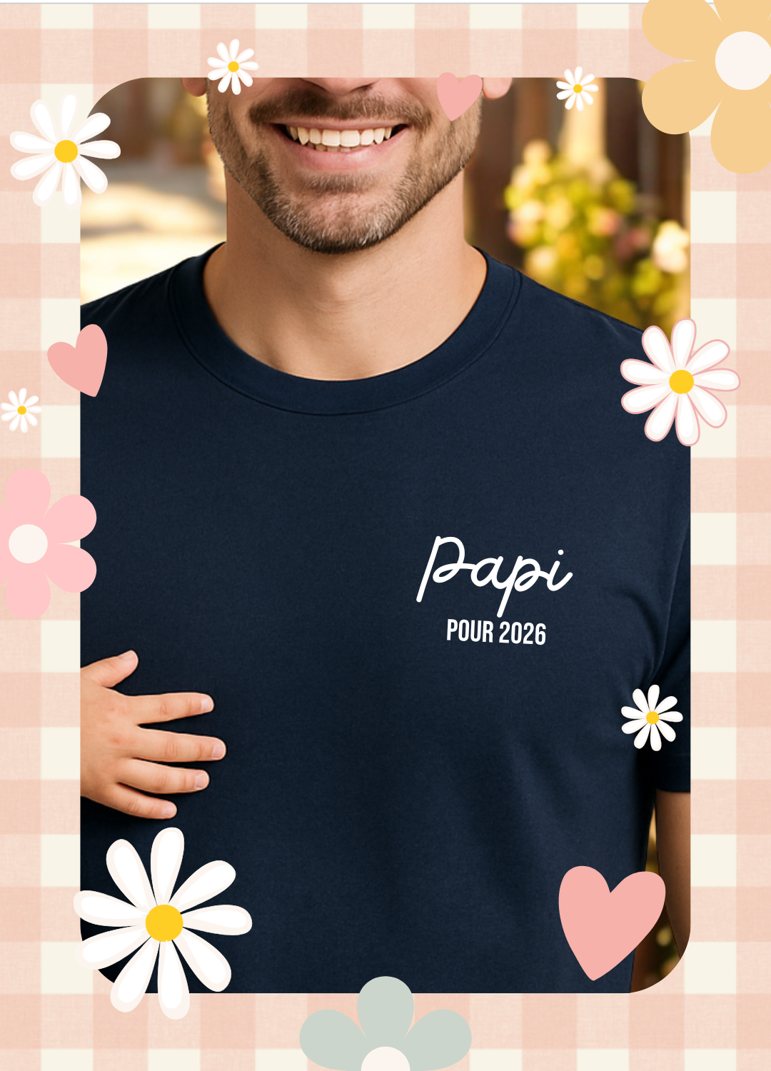 Tshirt personnalisé | pour papa papy fête des pères parrain témoin cadeau homme